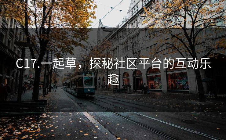 C17.一起草,探秘社区平台的互动乐趣 C17.一起草,探秘社区平台的互动乐趣